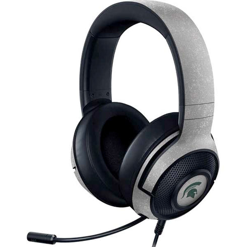 Michigan State University Grey Spartans Logo Razer Kraken X Skin